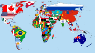 Countries and their flags
