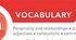 Personality and relationships - Vocabulary Unit 1 - Focus 5