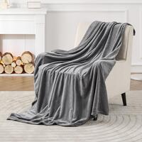 Amazon.com: Bedsure Fleece Throw Blanket for Couch Grey - Lightweight Plush Fuzzy Cozy Soft Blankets and Throws for Sofa, 50x60 inches : Home & Kitchen