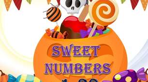 Презентація Halloween "Sweet numbers 1-20"