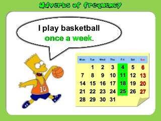 Frequency adverbs 2