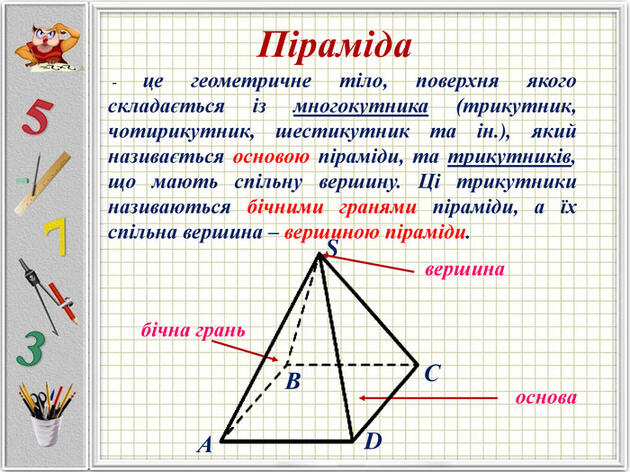 Презентація "Піраміда. 5 клас"