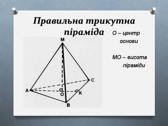 Презентація на тему Правильна піраміда. Площа бічної поверхні піраміди — презентації з математики | GDZ4YOU