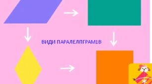 "Види паралелограмів"- задачі