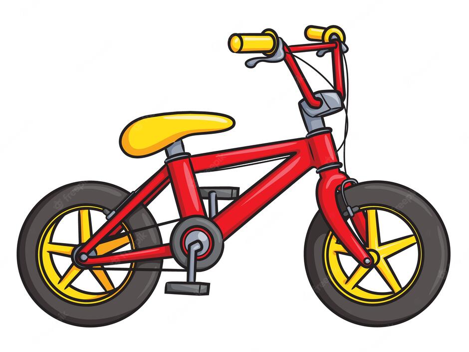Premium Vector | Bicycle cartoon
