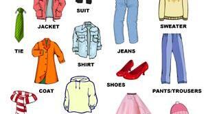 9 English listening test – Clothes. What are they wearing?