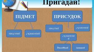 Головні члени речення (підмет та присудок)