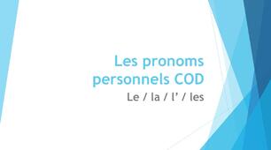 Pronoms COD
