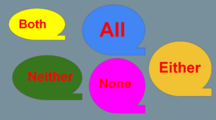 Презентація "Both, all, neither, none, either"