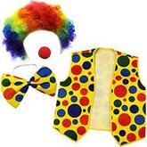 Clown Costume - Clown Nose Clown Wig Bow Tie and Vest - 4 Pc Clown Dress Up Accessories by Tigerdoe : Amazon.ca: Clothing, Shoes & Accessories