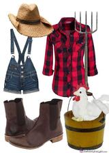 Farmer costume, Farmer halloween costume, Farmer outfit
