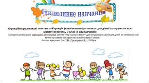 Календарне планування "Корекція розвитку, 3 клас", ЗПР