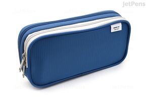 Lihit Lab Smart Fit Double Pen Case - Large - Blue | JetPens