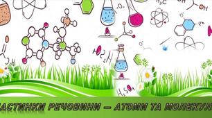 ЧАСТИНКИ РЕЧОВИНИ — АТОМИ ТА МОЛЕКУЛИ