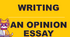 Writing. An opinion essay