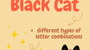 Картки з читання Black cat reading 🐾
