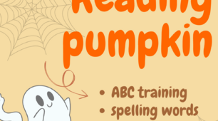 Інтерактивний матеріал Reading pumpkin 🎃