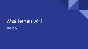 презентація для 5 класу НУШ за темою "Was lernen wir?"