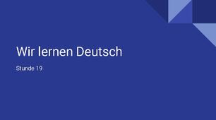презентація для 5 класу НУШ за темою "Wir lernen Deutsch"
