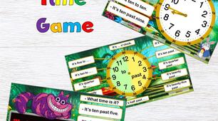Інтерактивна презентація PowerPoint на вивчення часу "Interactive Time Game"