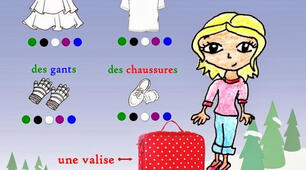 Урок "Des vêtements et des couleurs. Les adjectifs"