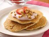 Yogurt-Topped Granola Pancakes Recipe | Food Network