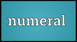 Числівник. Numeral