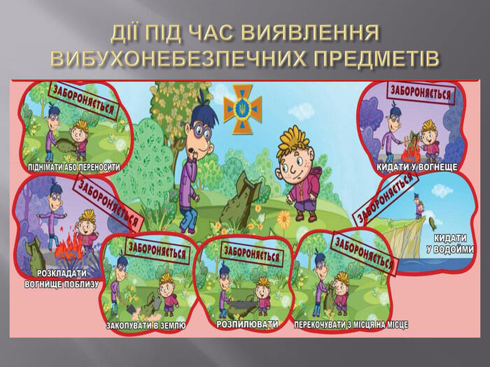 Презентація "Вибухонебезпечні предмети"