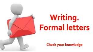 Writing. Formal letters