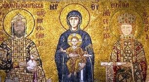 МОЗАЇКИ, ФРЕСКИ, ІКОНОПИС, КНИЖКОВА МІНІАТЮРА ВІЗАНТІЇ