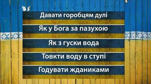 У світі фразеологізмів