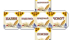 Кубик Блума до Дня Рідної Мови, до Дня Писемності