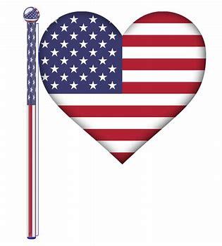 Зображення, знайдене за запитом "USA Flag Heart"