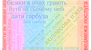 Презентація "Фразеологізми в мовленні людини та літературних творах"