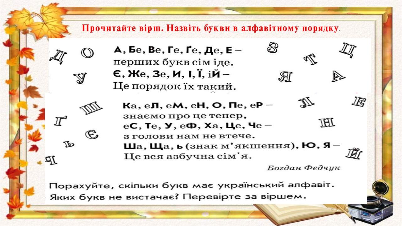 2 клас укр.мова "Звуки і букви. Алфавіт ". | Презентація. Українська мова