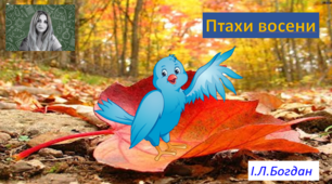 Відеоурок на тему: ,,Птахи восени".