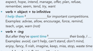 2.5 Verb patterns