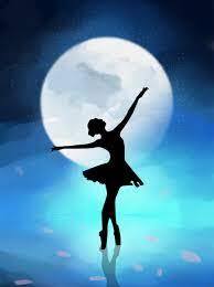 Starry Sky Dance Dancing Girl Beautiful Background, Starry Sky, Ballet, Silhouette фон картинки и Фото для бесплатной загрузки