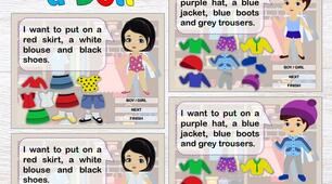 Інтерактивна презентація "Dress up a Doll"