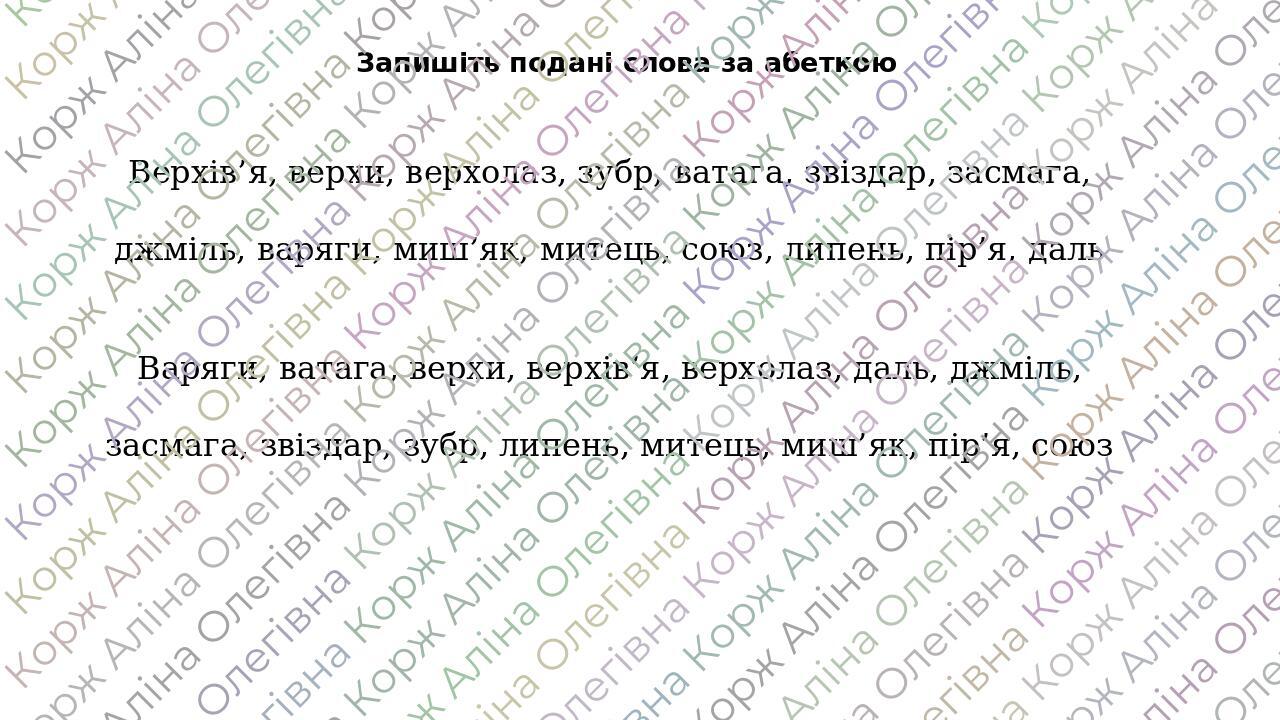 Повторення вивченого з фонетики, графіки, орфоепії й орфографії в 1-4 ...