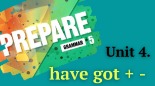 Prepare 5 НУШ. Unit 4. Grammar have got (+) (-)