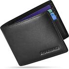 Genuine Leather Wallets for Men | SHARKACE RFID Blocking Trifold Wallet with ID Window Flap : Amazon.ca: Clothing, Shoes & Accessories