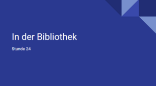 презентація для 10(6) класу урок 24 тема In der Bibliothek