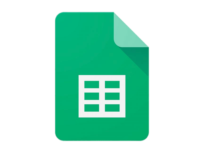 Google Sheets Logo transparent PNG - StickPNG