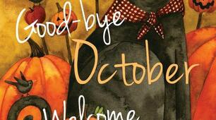 Good bye, October!  