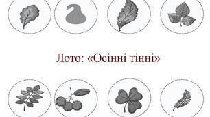 Завдання для дітей старшого дошкільного віку з ООП за темою: " Осінь" ч7