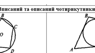 8 кл. Вписані та описані чотирикутники