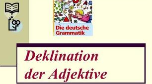 Deklination der Adjektive
