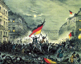 На берлінських барикадах, 19 березня 1848