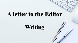 Презентація   "A letter to the Editor"
